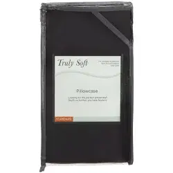 Truly Soft Standard Pillowcase Set-Black