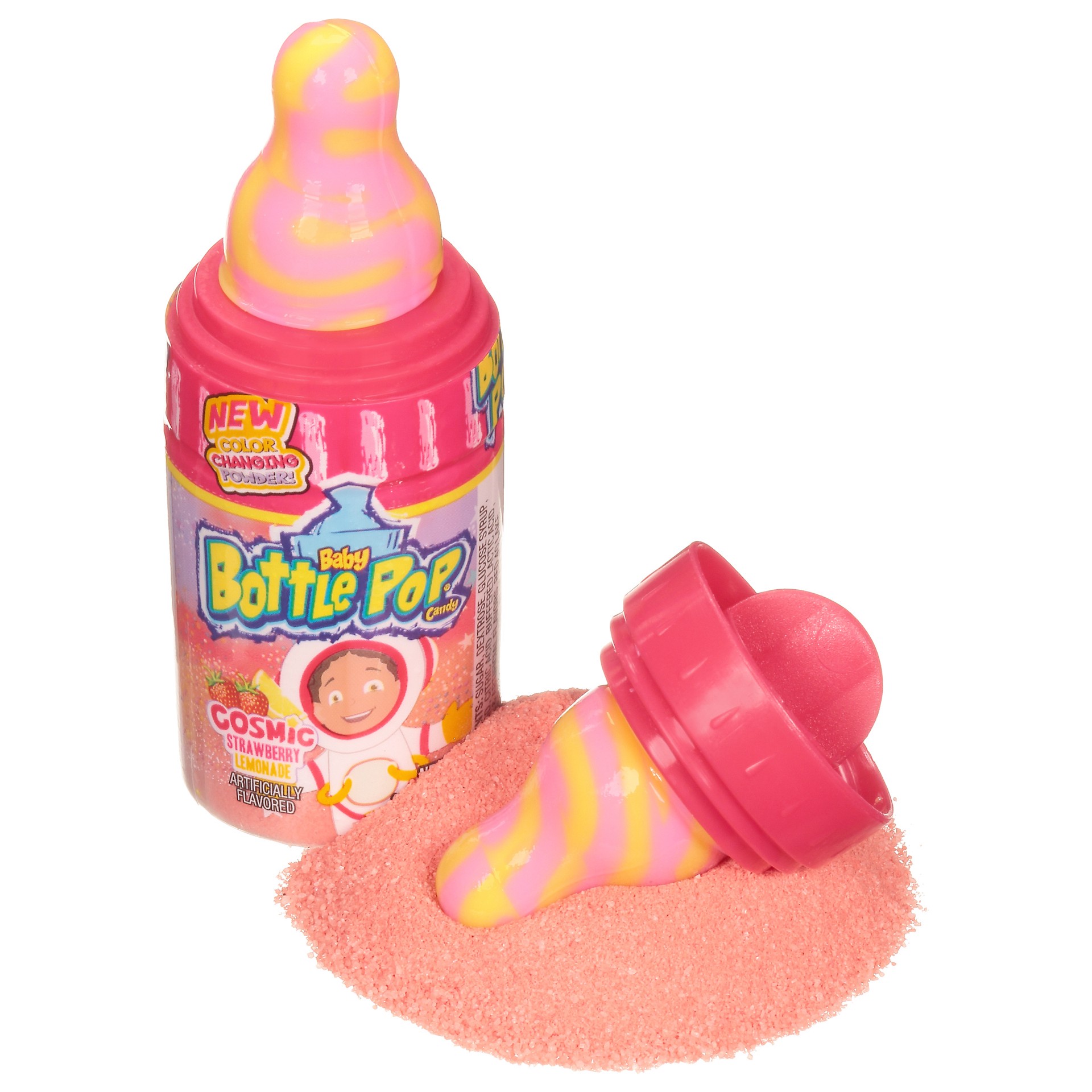 slide 1 of 3, Baby Bottle Pop Original Candy Lollipops with Dipping Powder, Assorted Flavors, 0.85oz, 0.85 oz