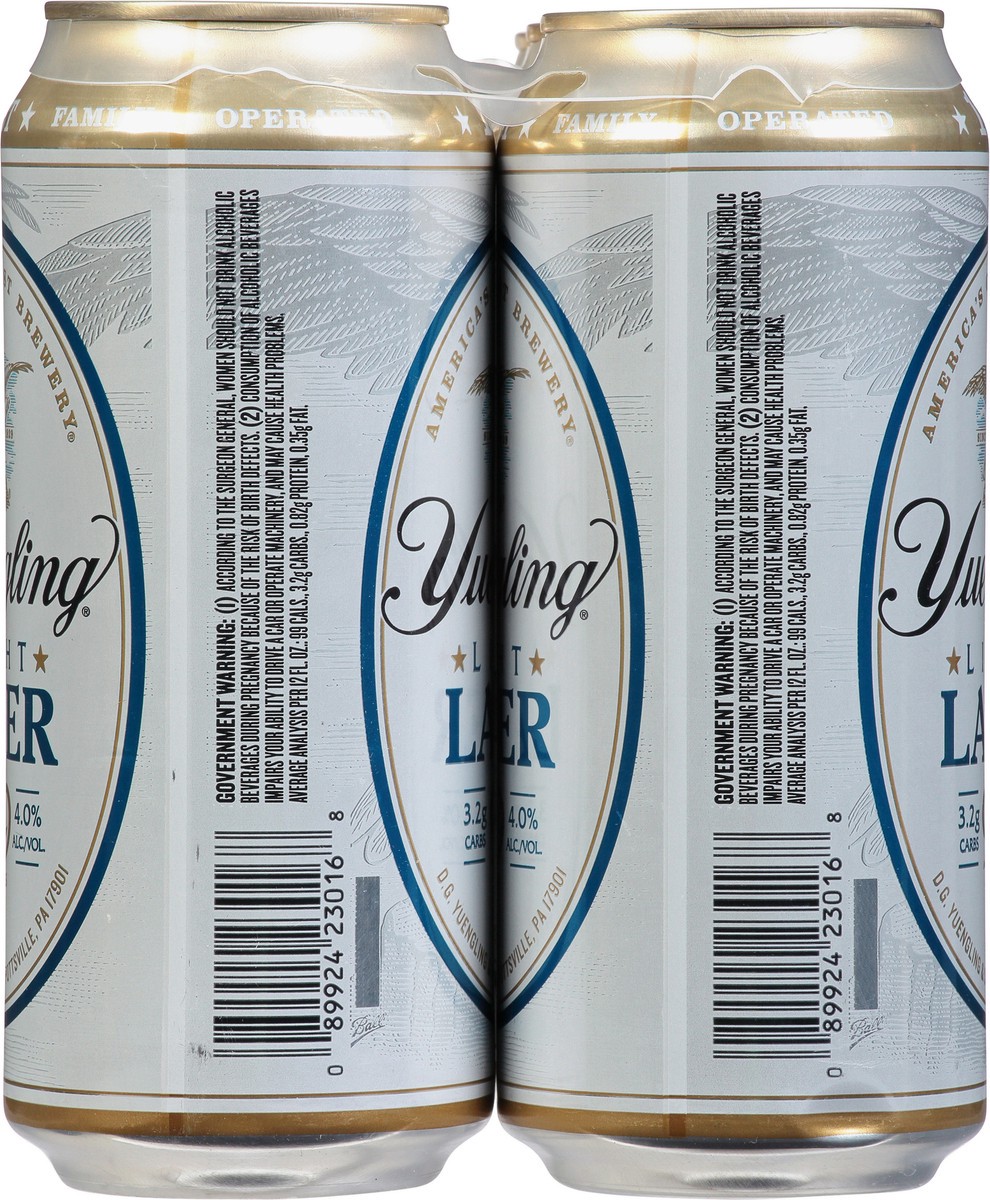 slide 7 of 12, Yuengling Light Lager Beer 6 - 16 fl oz Cans, 6 ct; 16 oz