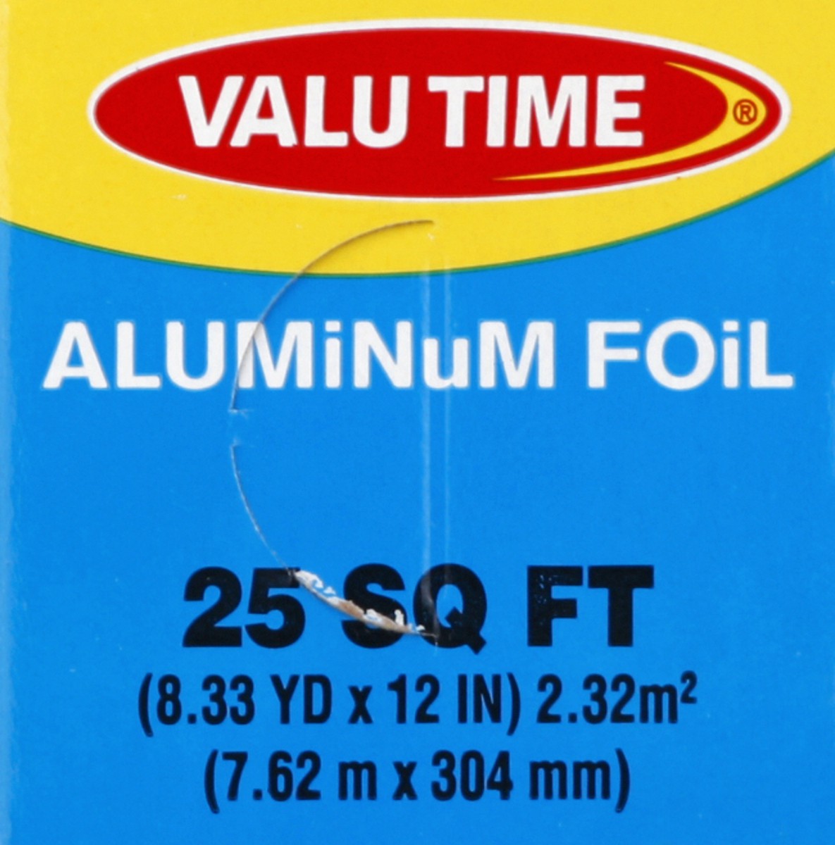 slide 3 of 6, Valu Time Aluminum Foil, 25 sq ft