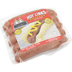 slide 1 of 1, Mountain View Hot Links Hot Sausage, 16 oz