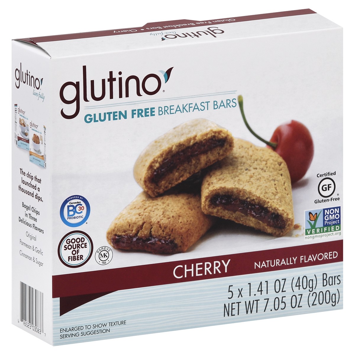 slide 2 of 5, Glutino Breakfast Bars 5 ea, 7.1 oz