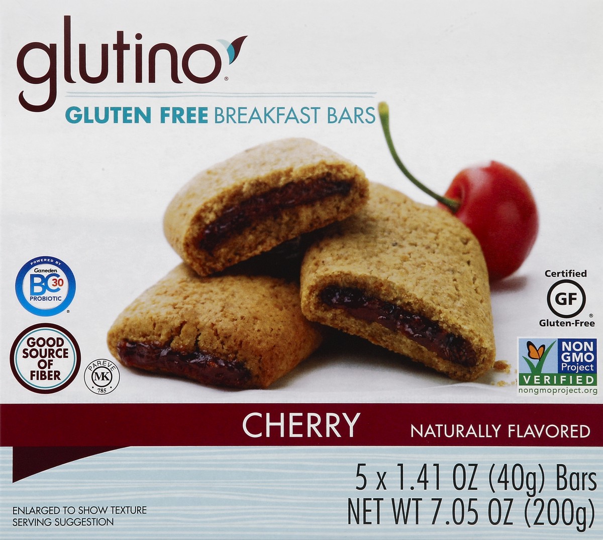 slide 1 of 5, Glutino Breakfast Bars 5 ea, 7.1 oz