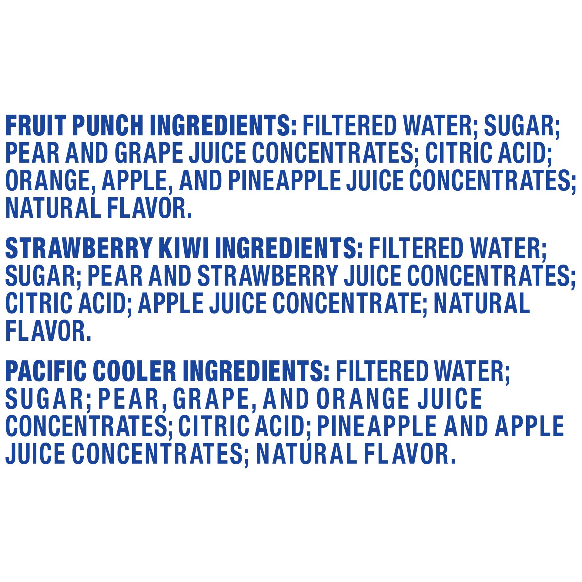 slide 3 of 13, Capri Sun Fruit Punch, Strawberry Kiwi and Pacific Cooler Flavored Juice Drink Blend Variety Pack, 30 ct Box, 6 fl oz Pouches, 30 ct