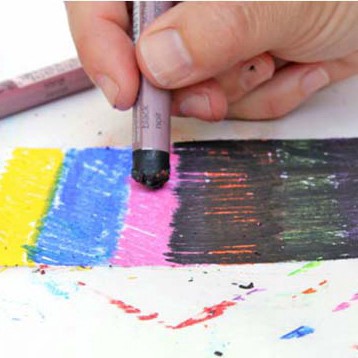 slide 3 of 6, Cray Pas Cray-Pas Expressionist 25 Color Oil Pastel Set, 10mm x 71mm