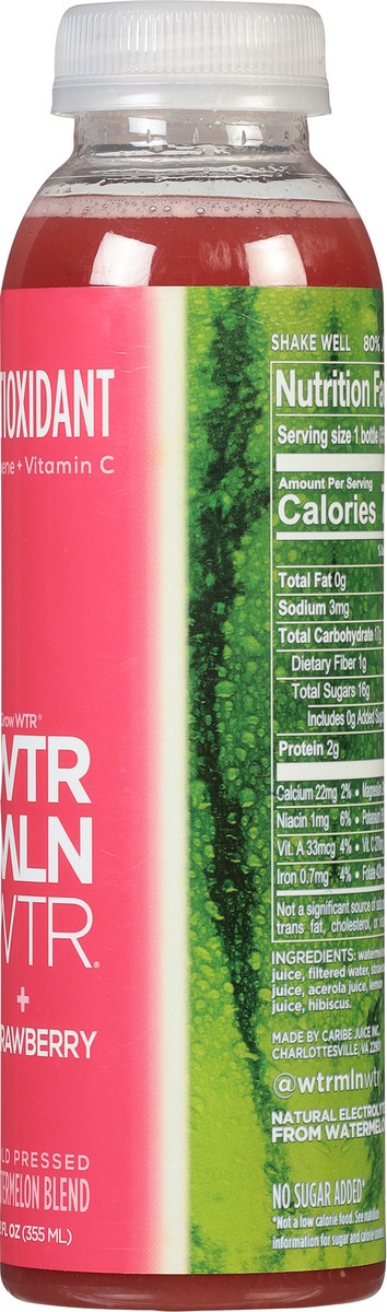 slide 3 of 9, WTRMLN WTR We Grow Wtr Cold Pressed Strawberry Watermelon Blend - 12 fl oz, 12 fl oz