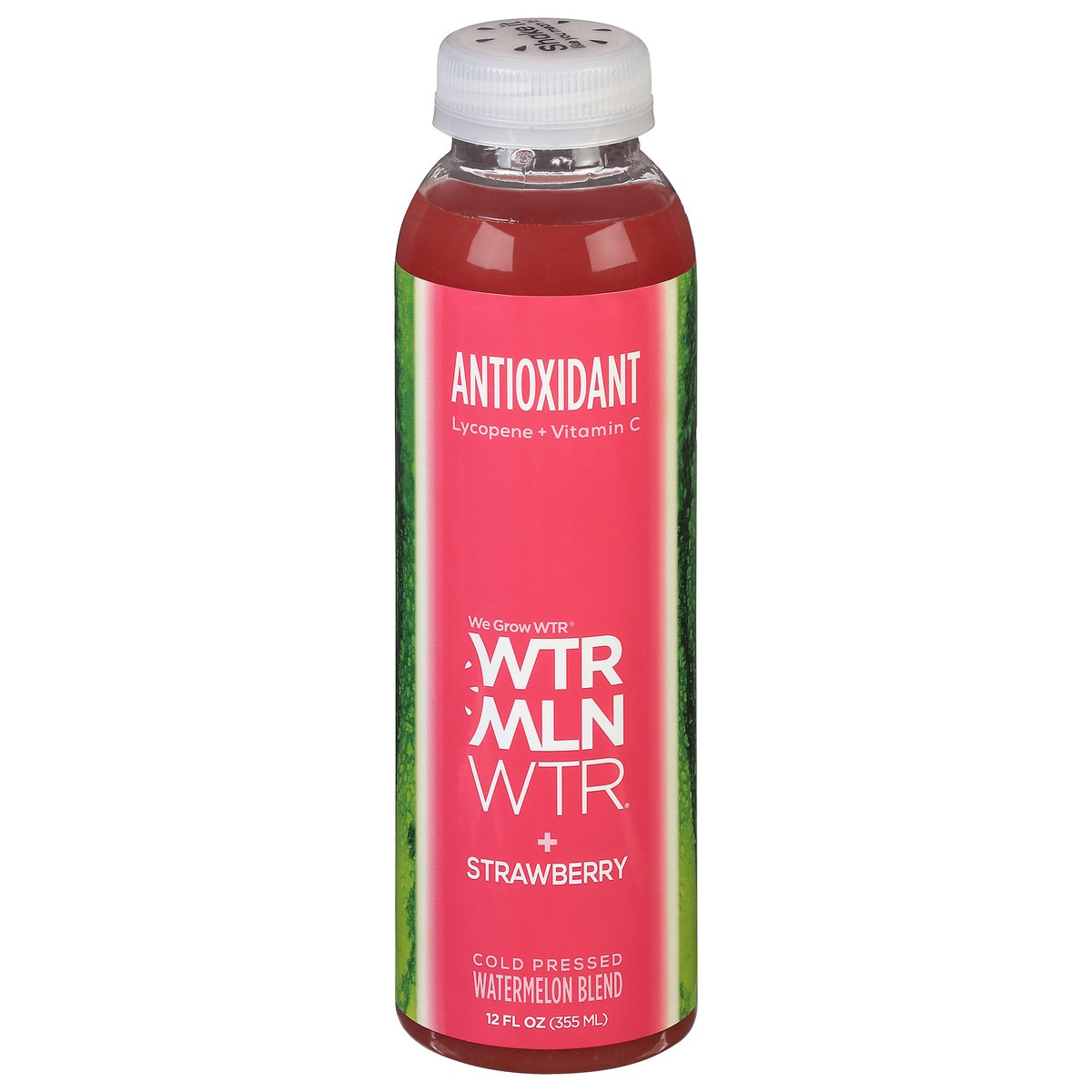 slide 1 of 9, WTRMLN WTR We Grow Wtr Cold Pressed Strawberry Watermelon Blend - 12 fl oz, 12 fl oz