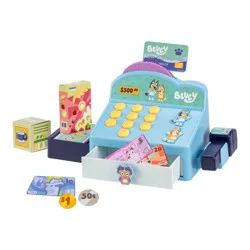 Bluey Role-Play Toy Cash Register - 17 pk