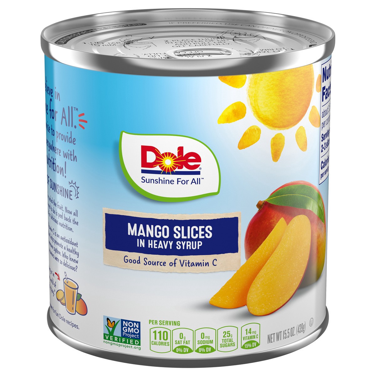 slide 2 of 19, Dole Mango Slices in Heavy Syrup 15.5 oz. Can, 15.5 oz