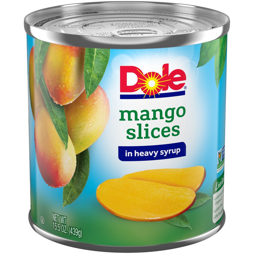 slide 6 of 19, Dole Mango Slices in Heavy Syrup 15.5 oz. Can, 15.5 oz