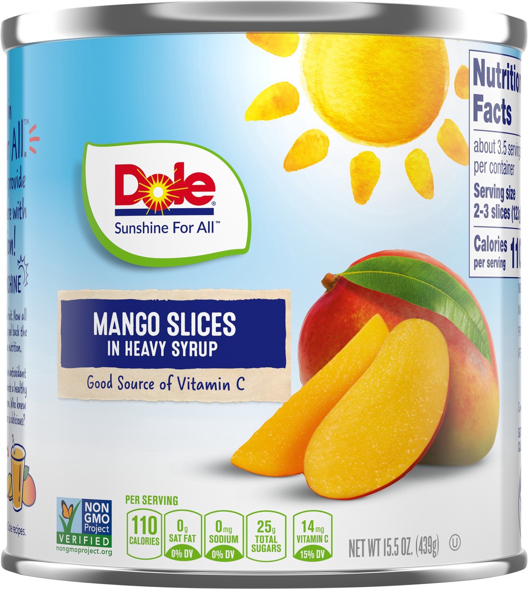 slide 12 of 19, Dole Mango Slices in Heavy Syrup 15.5 oz. Can, 15.5 oz