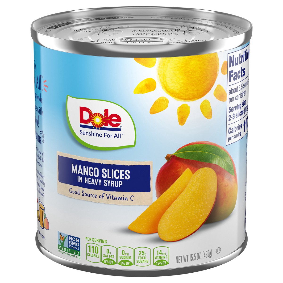 slide 13 of 19, Dole Mango Slices in Heavy Syrup 15.5 oz. Can, 15.5 oz