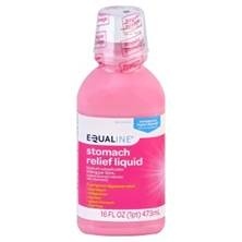 slide 1 of 1, Equaline Original Strength Stomach Relief Liquid, 16 oz