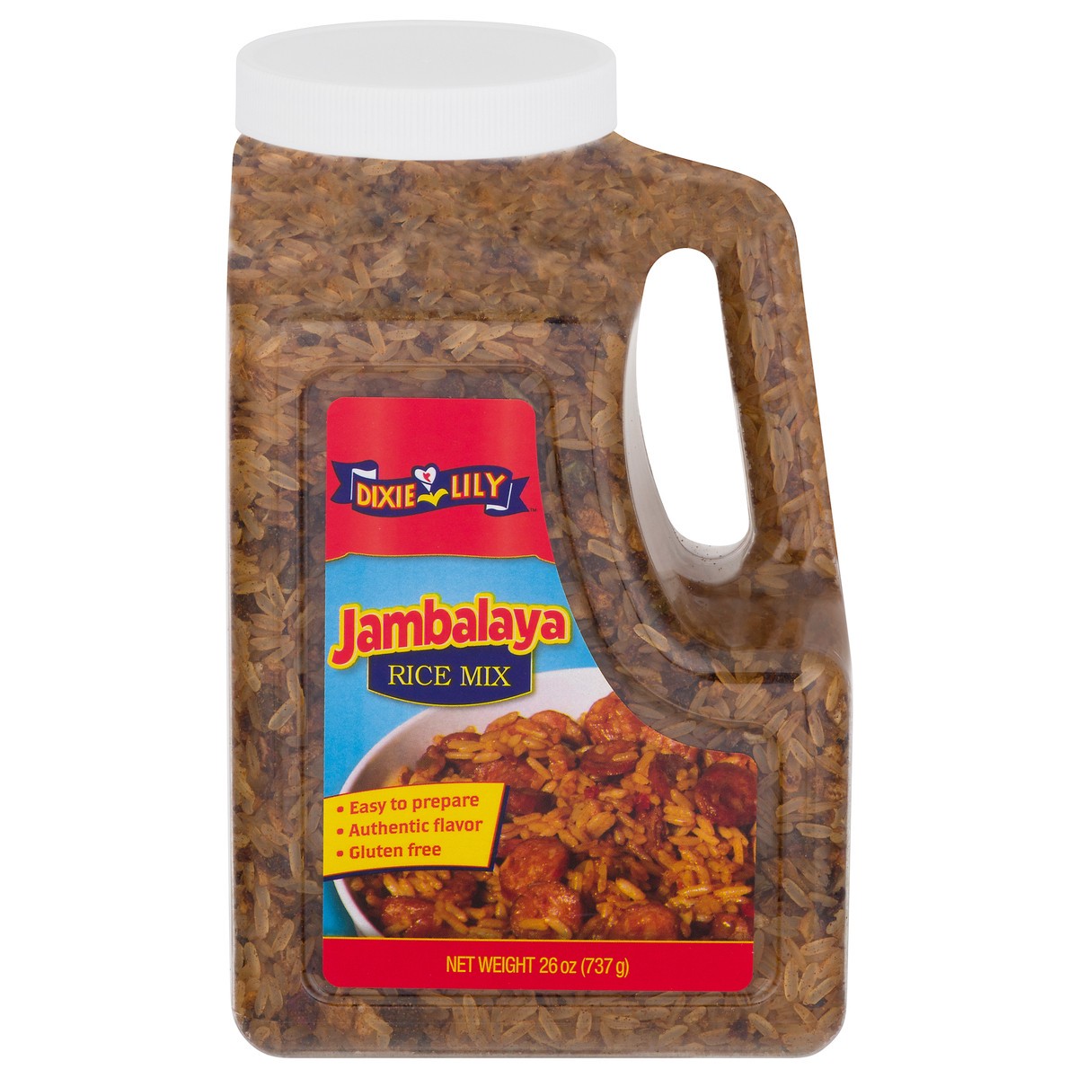 slide 1 of 13, Dixie Lily Jambalaya Rice, 26 oz