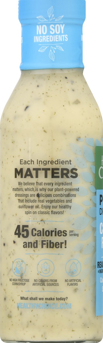 slide 2 of 10, Healthy Choice Garden Ranch Dressing 12 oz, 12 fl oz