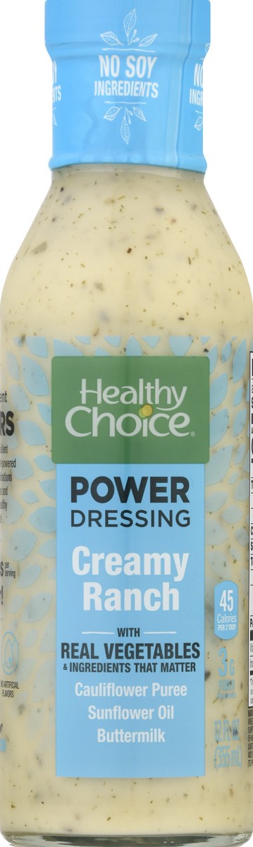 slide 5 of 10, Healthy Choice Garden Ranch Dressing 12 oz, 12 fl oz