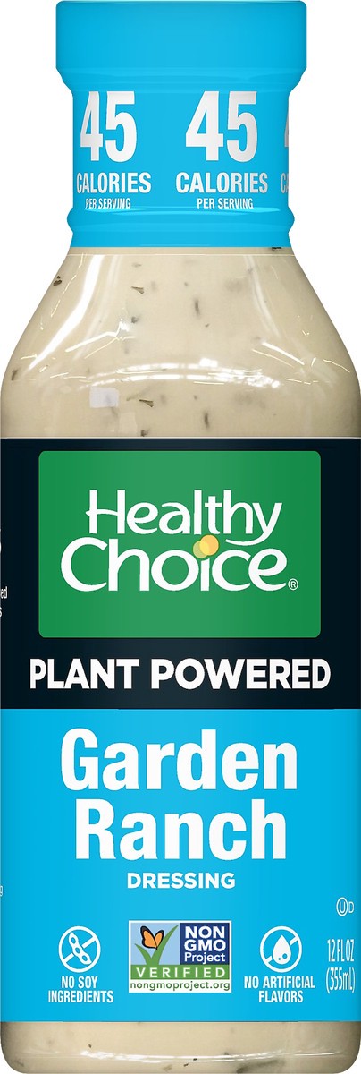 slide 1 of 10, Healthy Choice Garden Ranch Dressing 12 oz, 12 fl oz