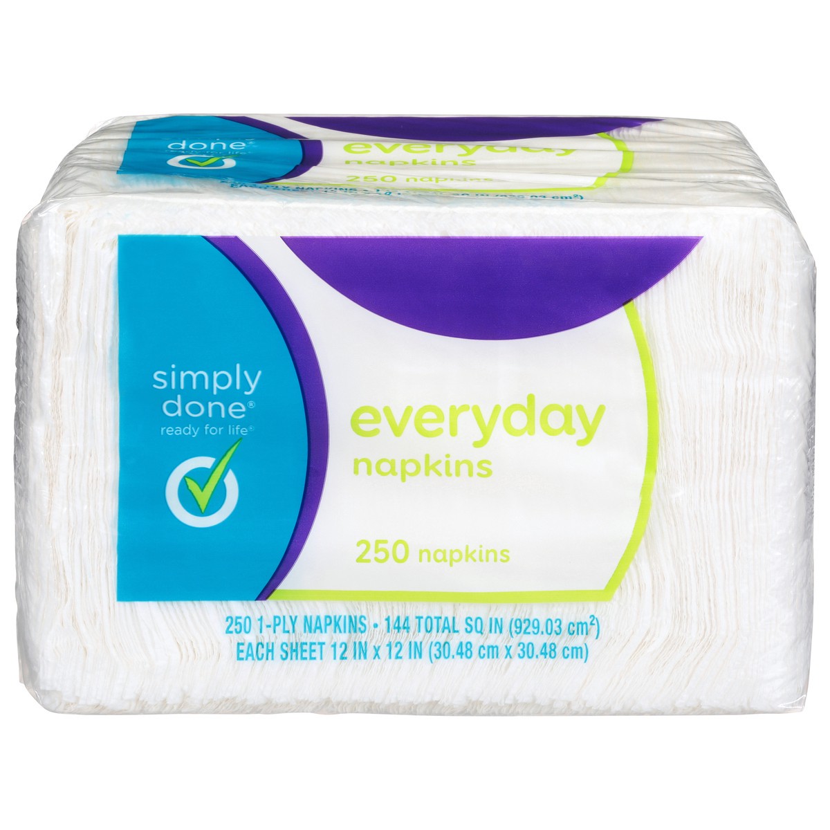 slide 1 of 10, Simply Done Everyday Napkins, 250 ct