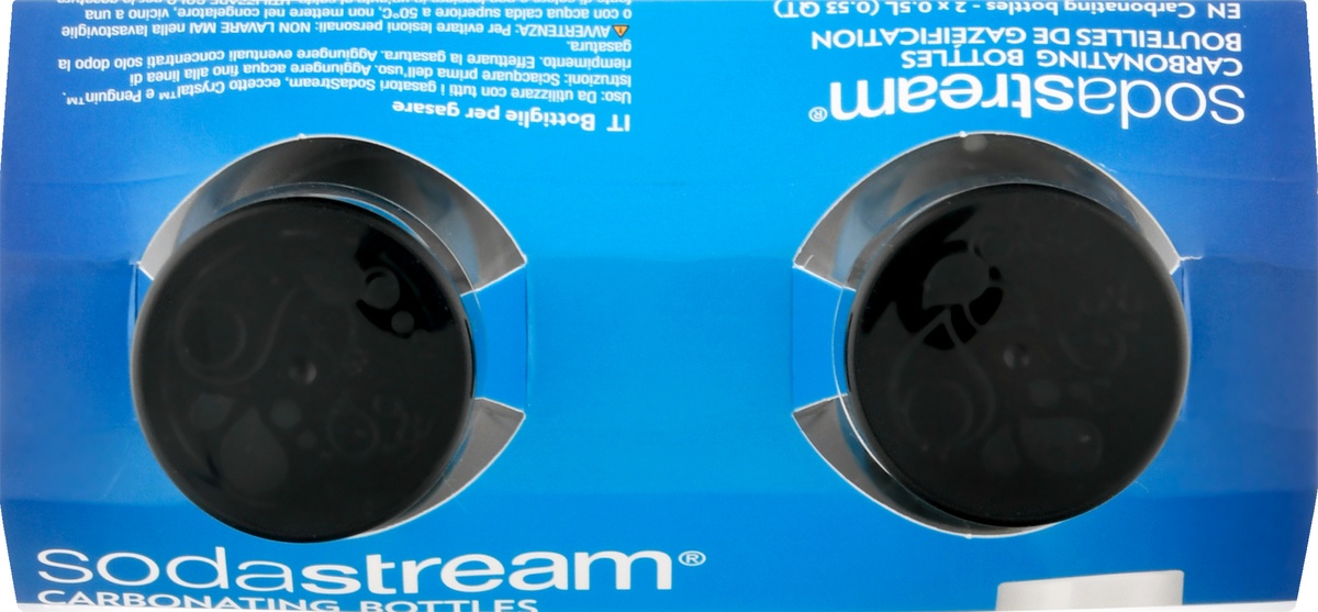 slide 4 of 8, SodaStream Black Source Carbonating Bottles, 2 ct; 16 oz