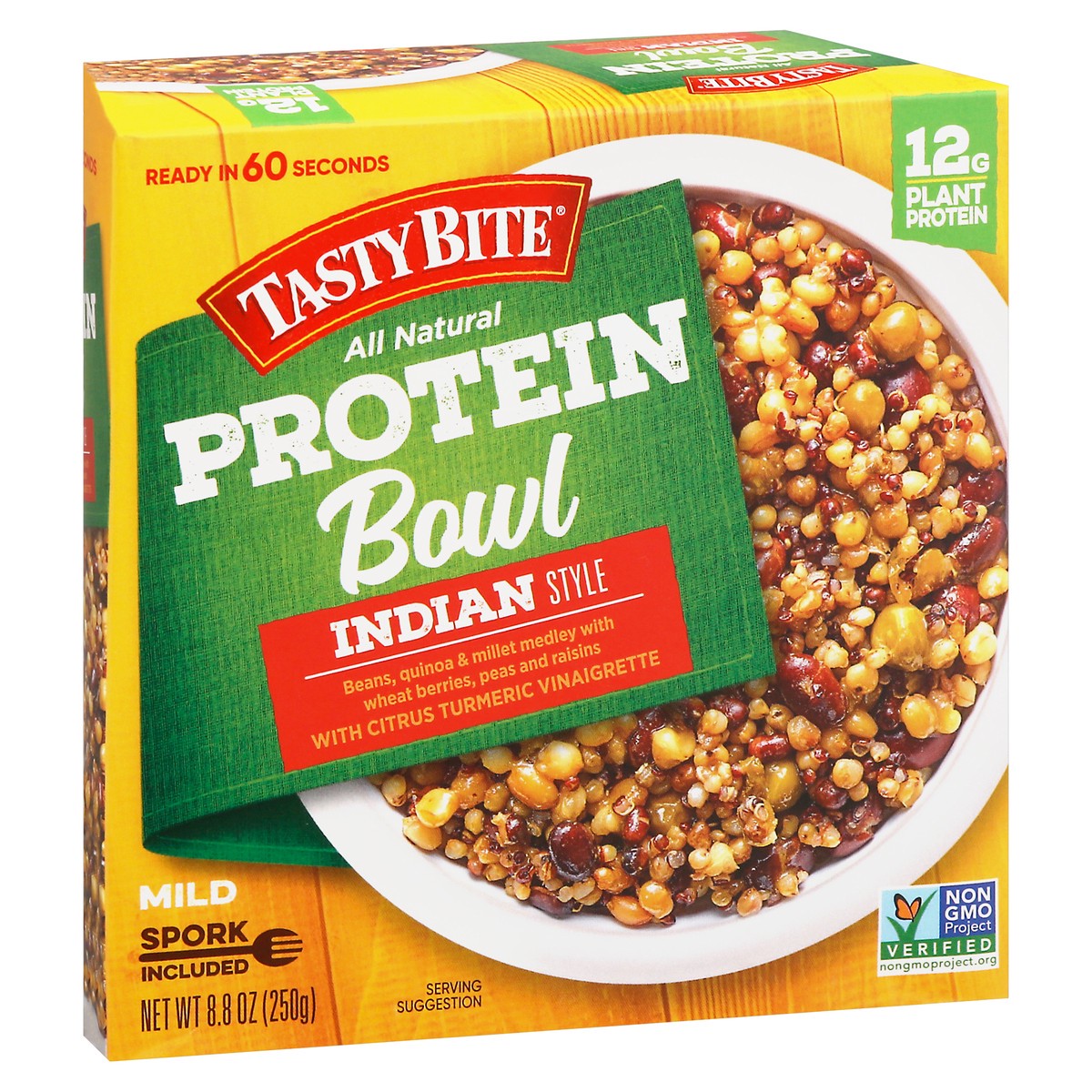 slide 5 of 12, Tasty Bite Indian Style Mild Protein Bowl 8.8 oz Box, 8.8 oz