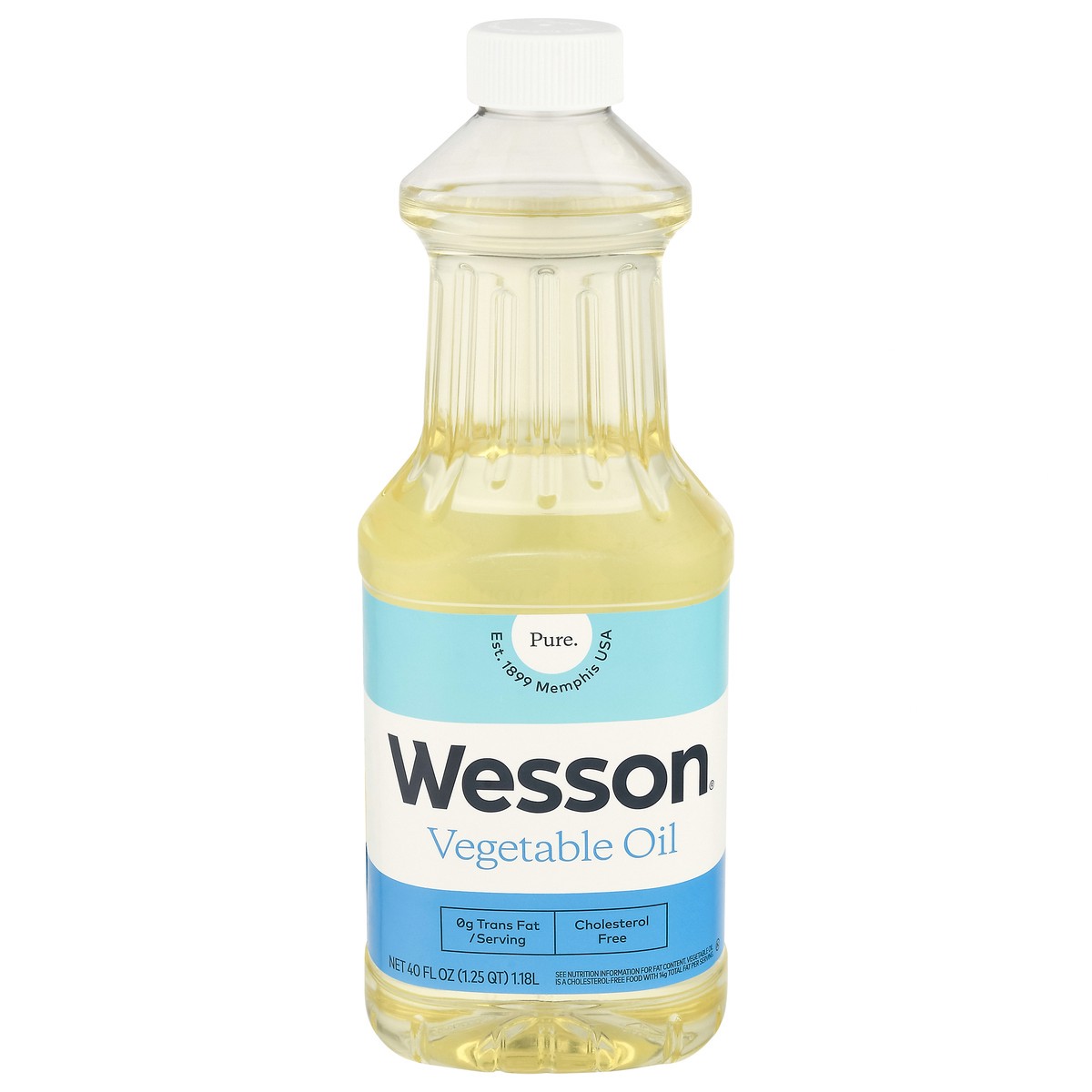 slide 1 of 9, Wesson Oil Vegetable, 40 oz