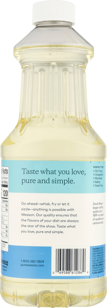 slide 5 of 9, Wesson Oil Vegetable, 40 oz