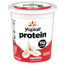 Yoplait Protein Yogurt Cultured Dairy Snack, Vanilla Flavored, Gluten Free Protein Snacks- 30 oz