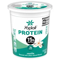 Yoplait Protein Yogurt Cultured Dairy Snack, Vanilla Flavored, Gluten Free Protein Snacks- 30 oz
