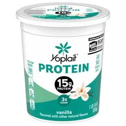 Yoplait Protein Yogurt Cultured Dairy Snack, Vanilla Flavored, Gluten Free Protein Snacks- 30 oz