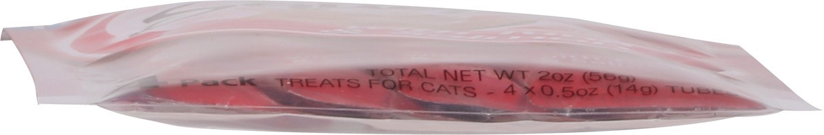 slide 5 of 9, Delectables Cat Treats with Tuna & Salmon 4 - 0.5 oz Tubes, 4 ct
