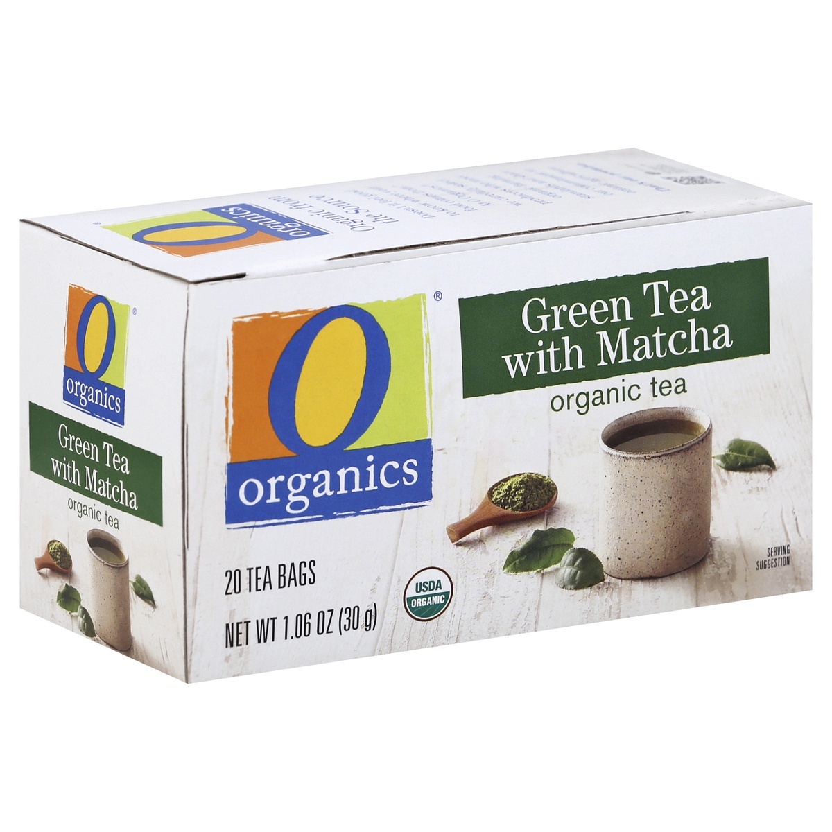 slide 1 of 5, O Organics Green Tea With Matcha, 