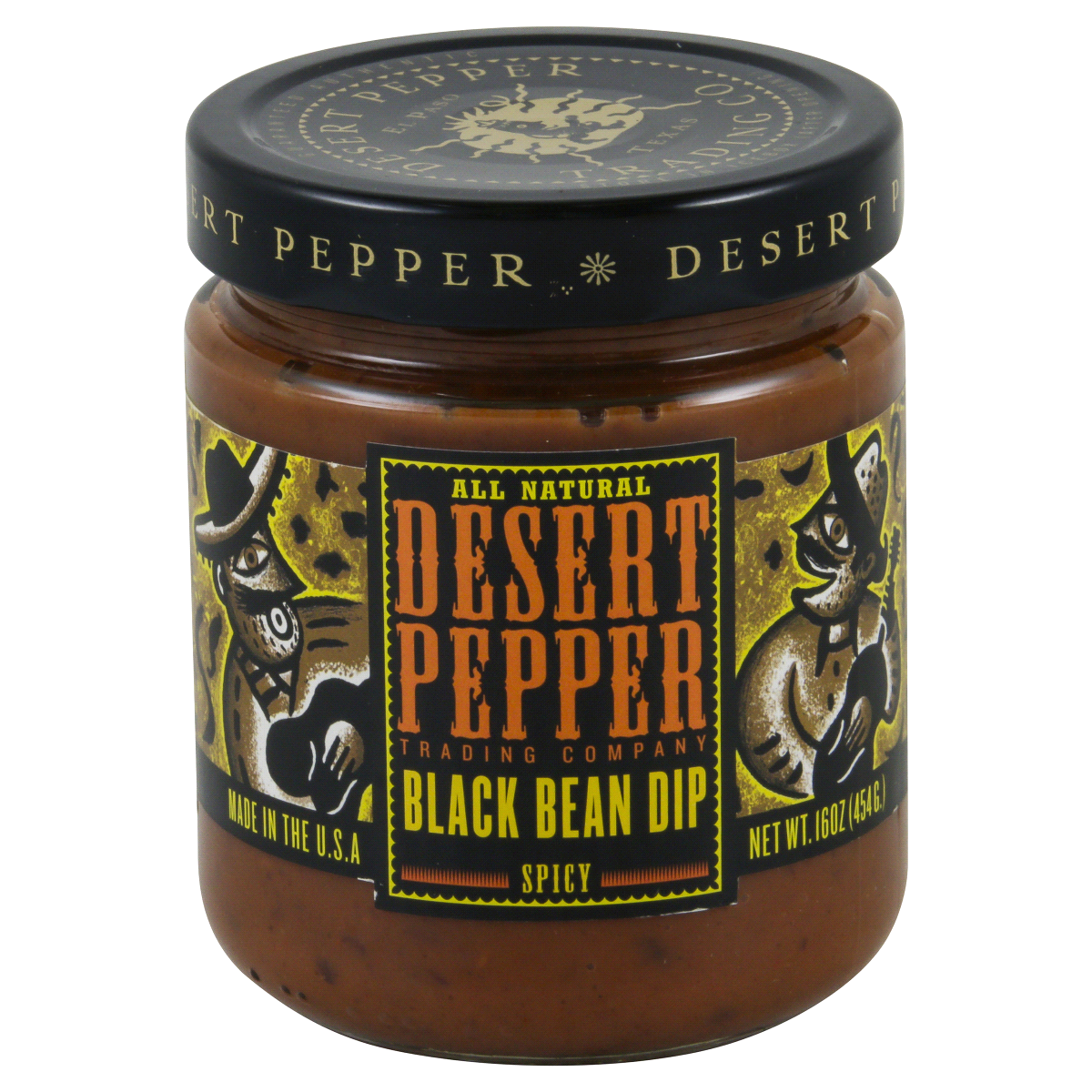 slide 1 of 2, Desert Pepper Trading Black Bean Dip, 16 oz