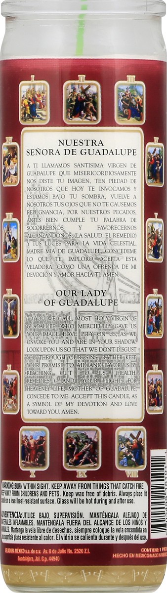 slide 5 of 11, Veladora Mexico Our Lady of Guadalupe Candle 1 ea, 1 ct