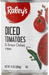 Raley's Tomatoes Original Style Diced With Green Chilies 10 Oz