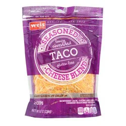 Weis Quality Seasoned Taco Blend  Shredded Cheese