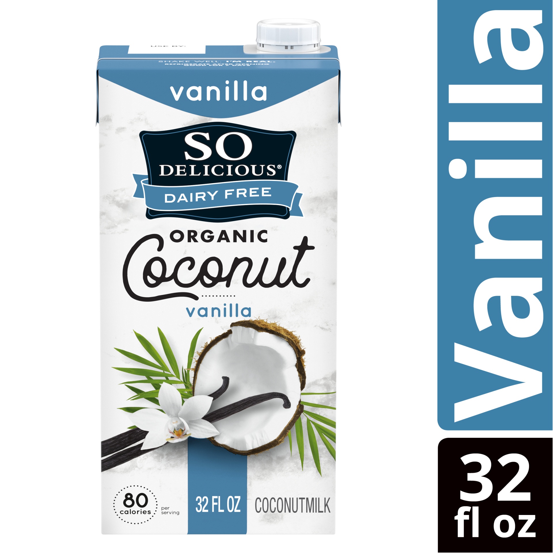 So Delicious Dairy Free UHT Vanilla Coconut Milk 32 fl oz Shipt