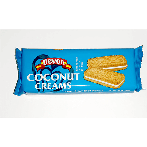 slide 1 of 1, Devon Coconut Cream Biscuits, 4.9 oz