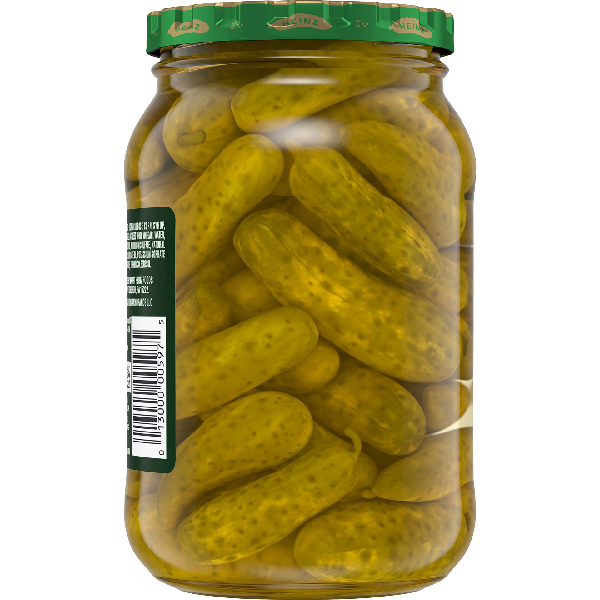 slide 4 of 5, Heinz Sweet Gherkins Mini Pickles, 16 fl oz Jar, 16 fl oz