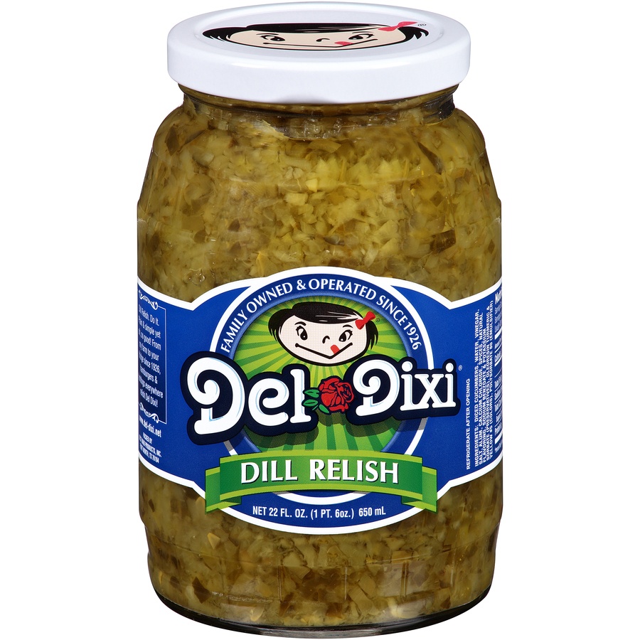 slide 1 of 1, Del-Dixi Dill Relish, 22 oz