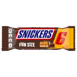 SNICKERS Fun Size Chocolate Candy Bars, 3.4 oz (6 Pack)