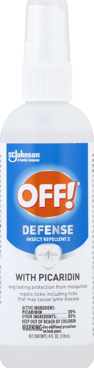 slide 7 of 7, OFF! Defense Insect Repellent 2 with Picaridin, Pump Spritz Mosquito Spray, 4 oz, 4 oz
