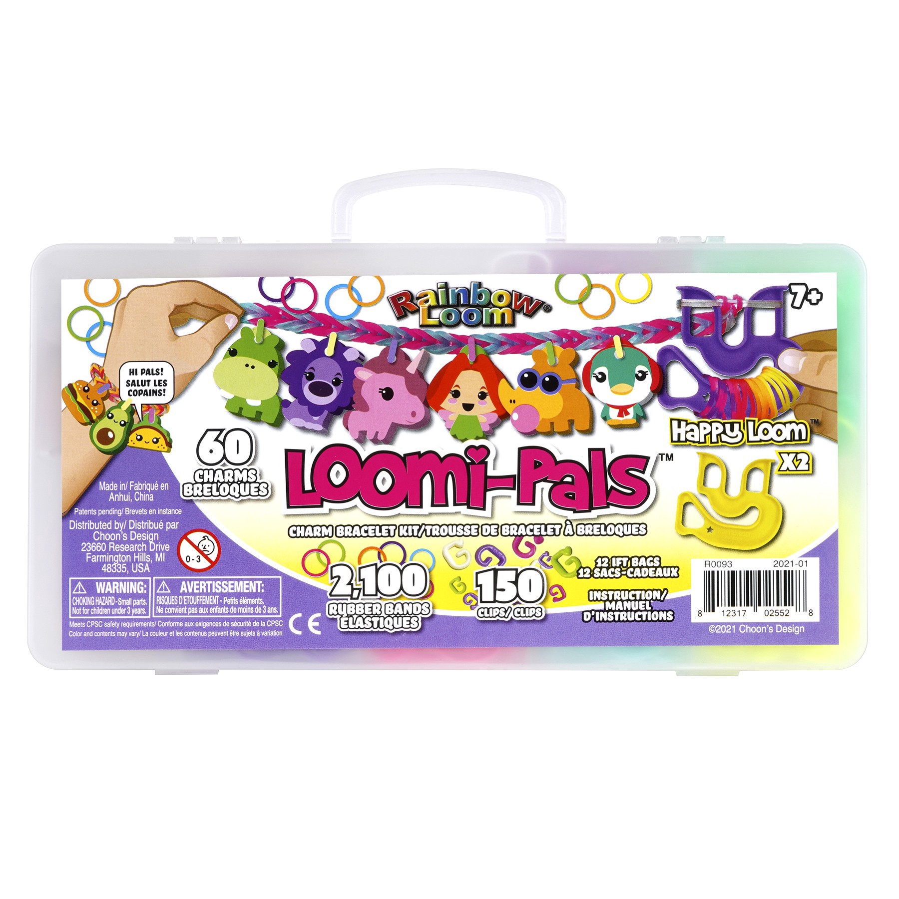 slide 3 of 4, Rainbow Loom Loomi-Pals Charm Bracelet Kit, 1 ct