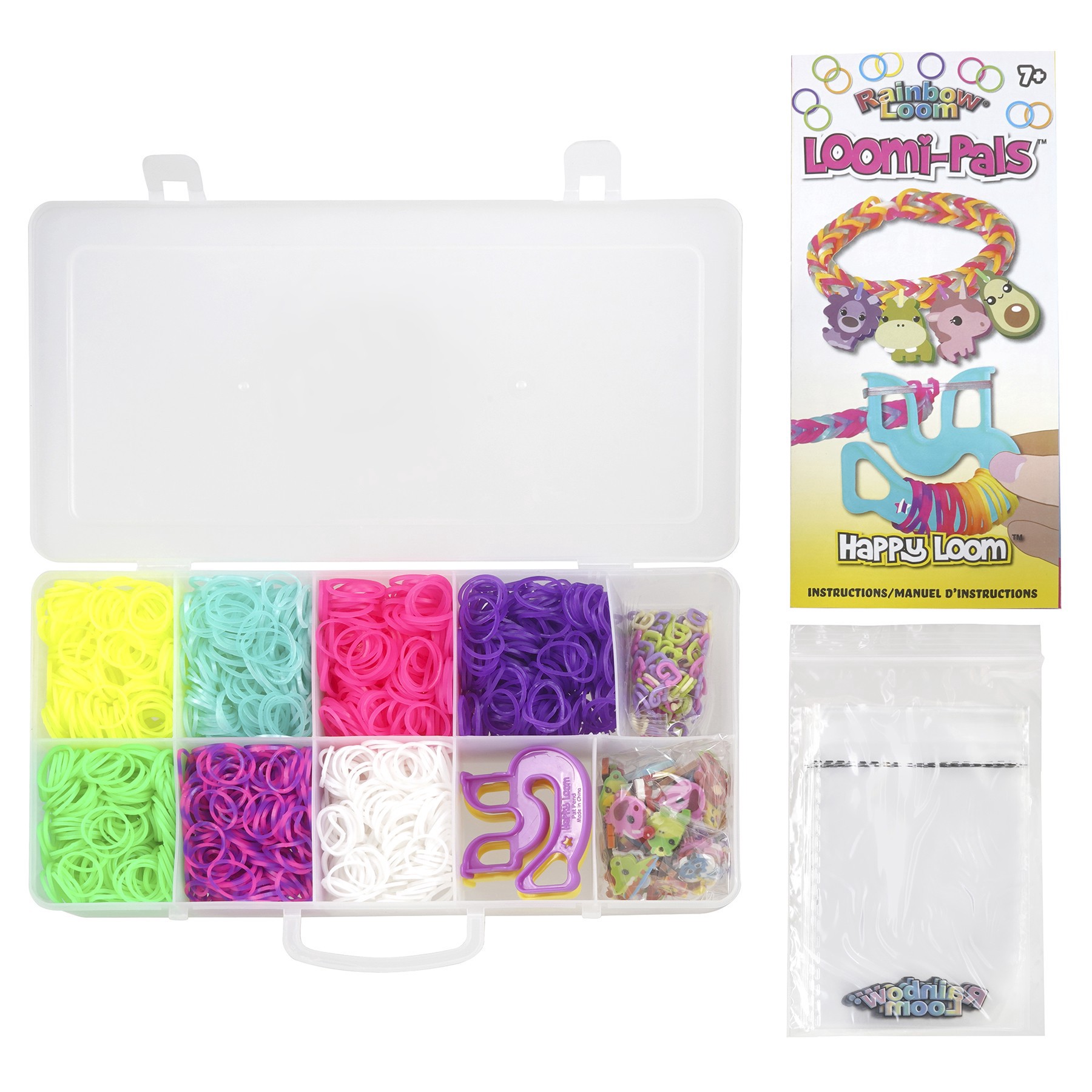 slide 2 of 4, Rainbow Loom Loomi-Pals Charm Bracelet Kit, 1 ct
