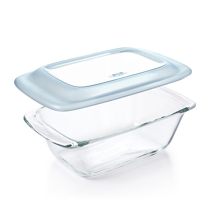 slide 4 of 5, OXO Good Grips Covered Loaf Dish - Light Blue, 1 ct