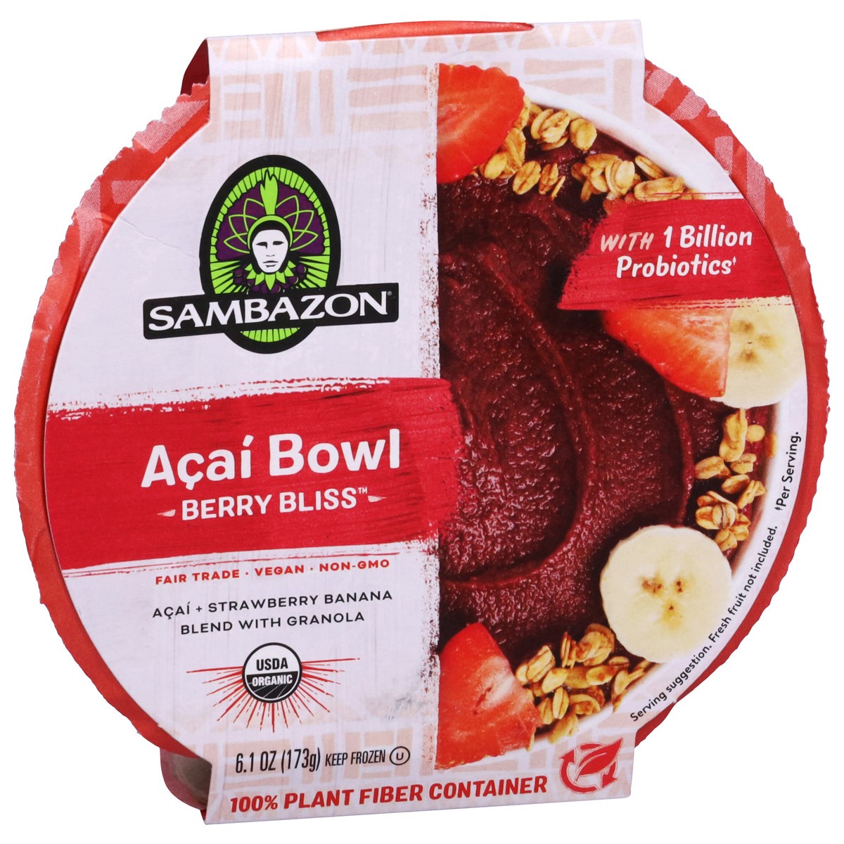 slide 4 of 9, Sambazon Berry Bliss Acai Bowl 6.1 oz, 6.1 oz