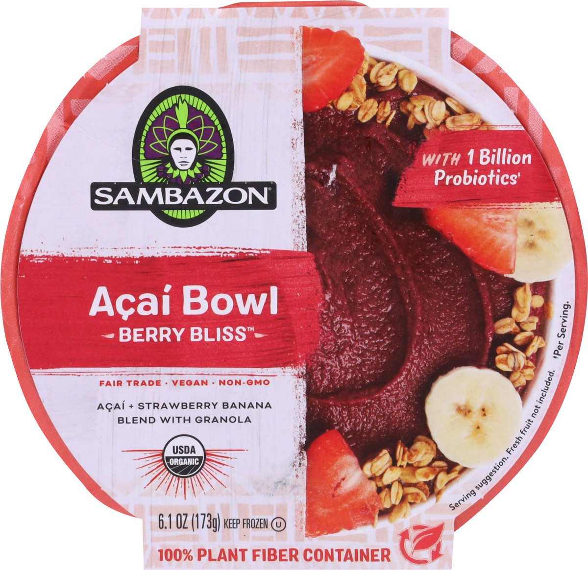 slide 7 of 9, Sambazon Berry Bliss Acai Bowl 6.1 oz, 6.1 oz