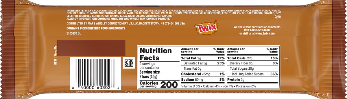 slide 5 of 15, TWIX Snickerdoodle Cookie Chocolate Candy Bars, Share Size - 2.82 Oz Pack, 4 ct