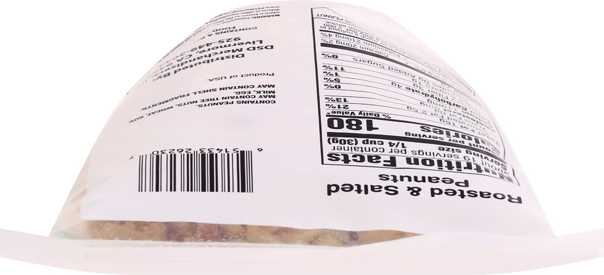 slide 7 of 12, DSD Merchandisers Roasted & Salted Peanuts 20 oz, 