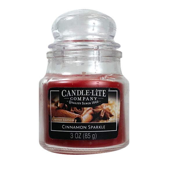 slide 1 of 1, Candle-Lite Cinnamon Sparkle Jar, 3 oz