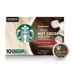 Starbucks Hot Cocoa K-Cup Coffee Pods, Hot Cocoa for Keurig Brewers